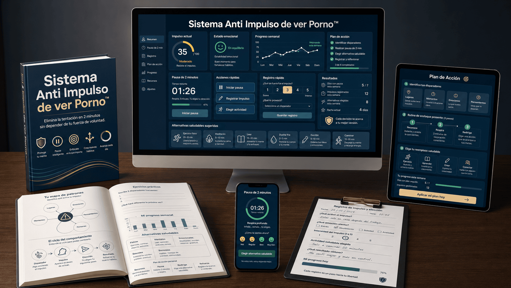 Sistema Anti Impulso de ver NoPor - mockup del producto